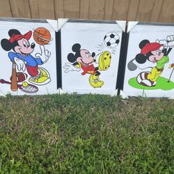 Large Pictures (framed) 30x25”