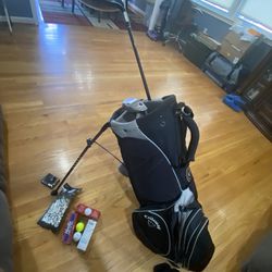 Whole Set Of A Bag And Clubs And New Balls