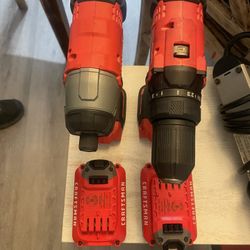 Craftsman 20v max hex chuck impact driver/drill set 