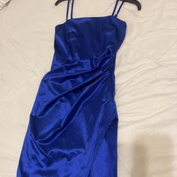 Royal Blue Long Dress 