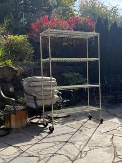 Metal shelving