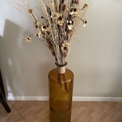 30” VASE WITH DRIED FLOWERS 