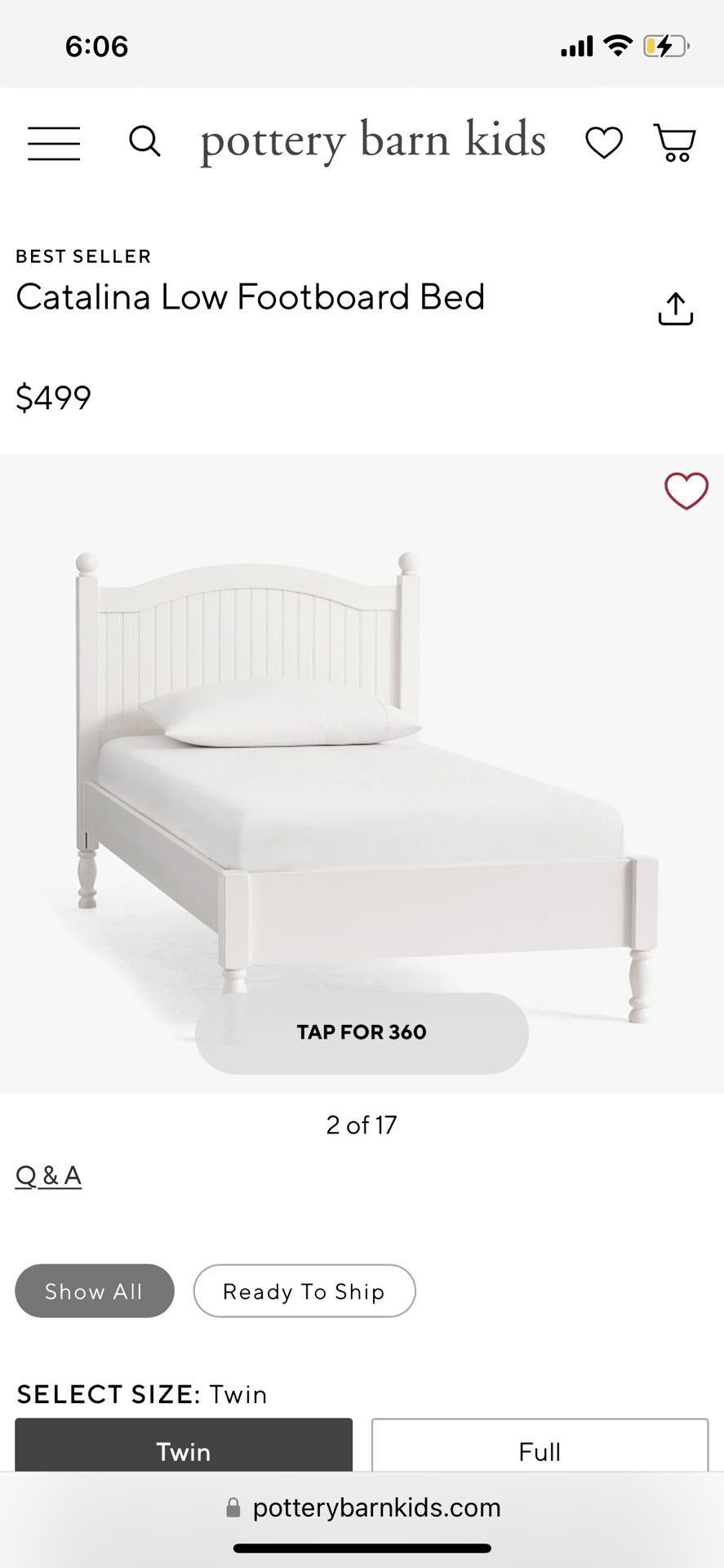 Twin Bed Pottery Barn