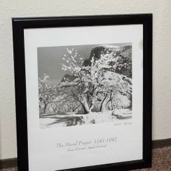 Ansel Adams 1941-42 Mural Project "Snow Covered Apple Orchard"