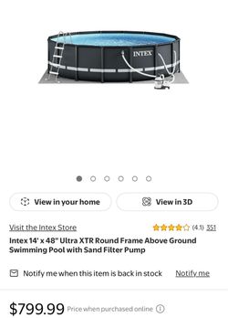 Pool 14x48 $100 OBO originally $800