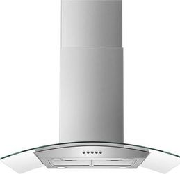 New in Box Tieasy 36” Island Range Hood 700 CFM Ceiling Mount Hood Stainless Steel Stove Vent Hood
