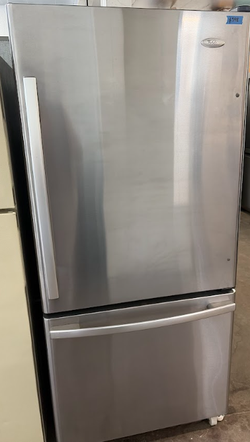 Whirlpool Stainless Steel Bottom-Freezer Refrigerator