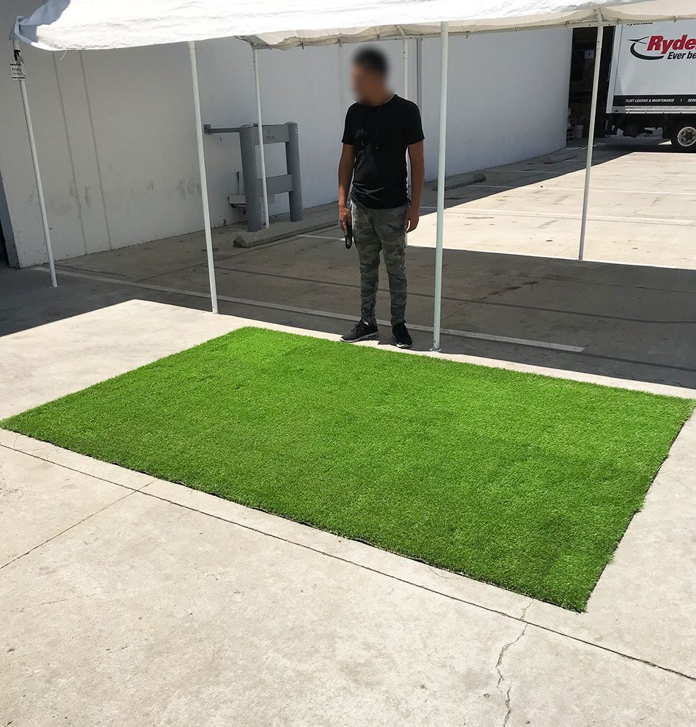 New $90 Synthetic 10’x6.6’ ft Landscape Fake Grass Mat Artificial Pet Turf Lawn Garden Yard
