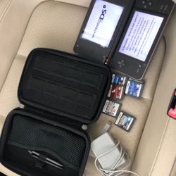 Nintendo 3dsi Xl With Games & Case