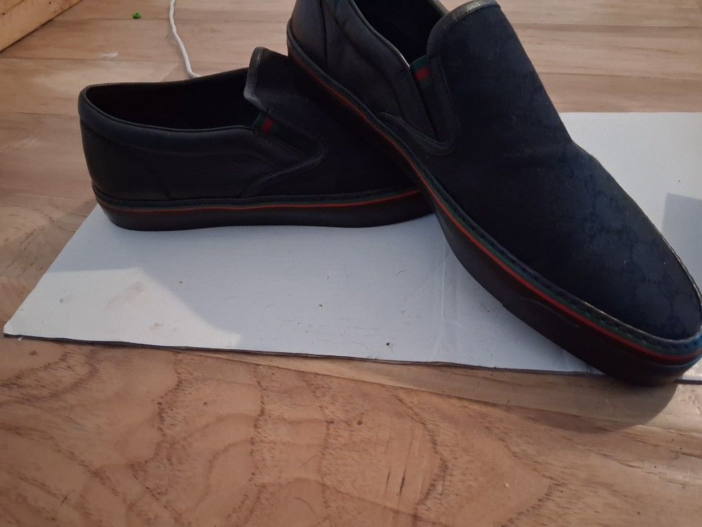 Mebs Black Gucci Deck Shoea
