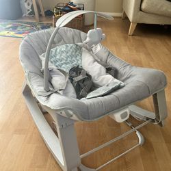 Ingenuity Keep Cozy 3-in-1 Grow with Me Baby Bouncer, Rocker & Toddler Seat