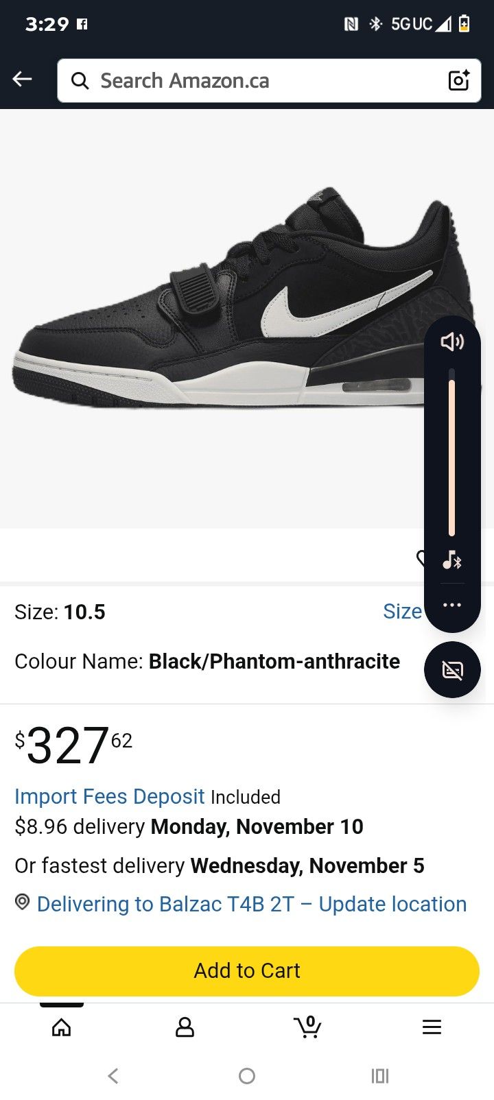 312 Legacy Phantom/ Anthracite  9.5 Brand New In Box