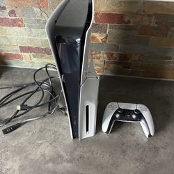 PS5 Disc Edition with 1TB  LIKE NEW