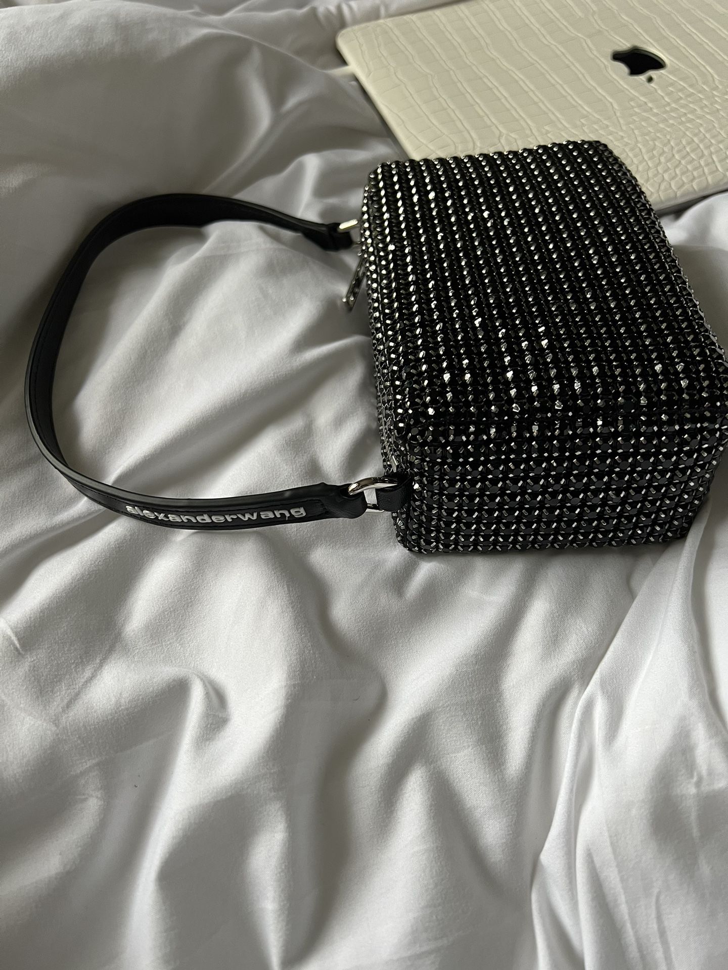Alexander Wang Rhinestone Mesh Bag/Pouch