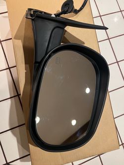 Truck Right Side Door Mirror with Wiring