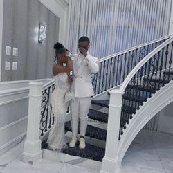 Diamond and pearl dress 