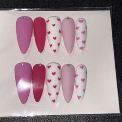 Valentine Press On Nails 