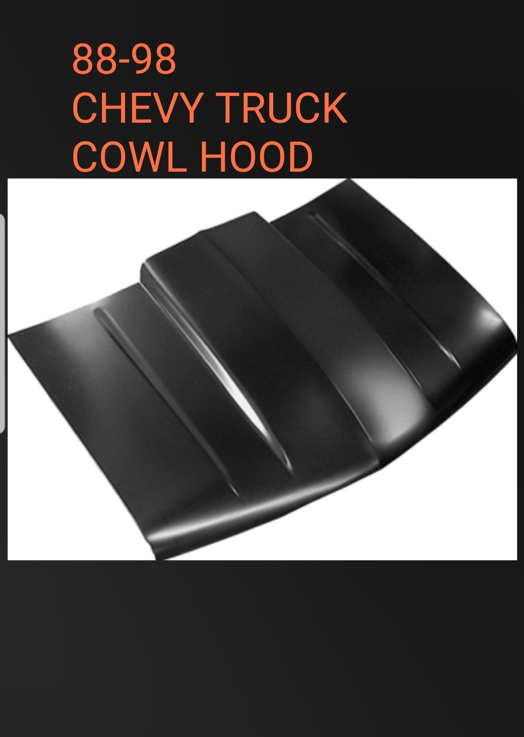 COWL HOOD CHEVY TRUCK 88-98