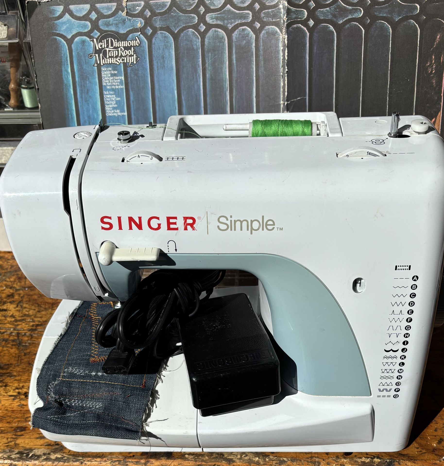 Singer Simple 3116 Sewing Machine With Foot Pedal Fully Serviced And Working Excellent