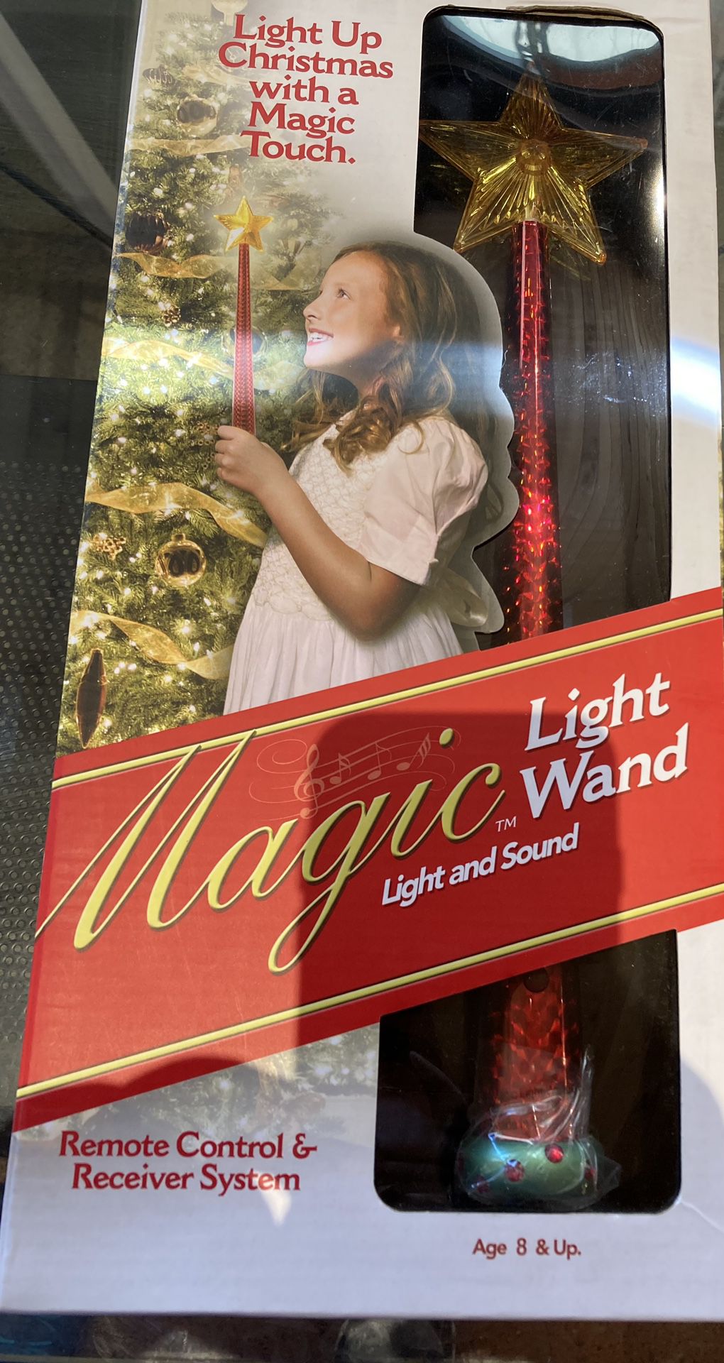 New-Magic Light Wand Christmas Remote Control & Receiver with Light and Sound 