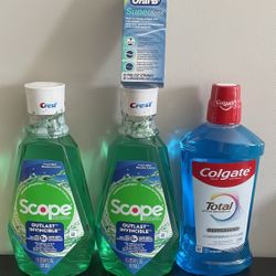 mouthwash and oral floss bundle $13
