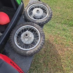 Crf50 Oem Wheels And Seat