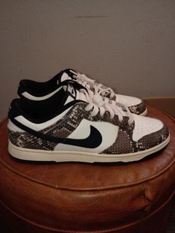 Nike Dunk Low Snakeskin Sneakers