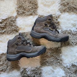 Vasque Women's Brown/olive Mid Hiking Boots Lace-Up US 9