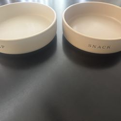 Ceramic Pet Bowl Set