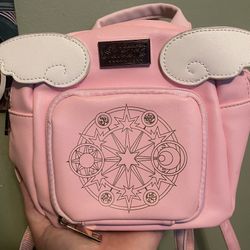 Card Captor Sakura Mini Backpack Funimation Bag Pink Hand Bag Clear Card Rare