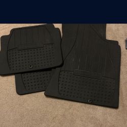 Heavy Duty Rubber Floor Mats  Hyundai Santa Fe   