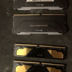 Vengeance RGB PRO Ram 16gigs And Elite ram 8gigs 
