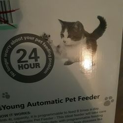 Automatc Cat Feeder 4L Smart Pet Feeder For Cat Y Dog 