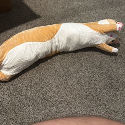 Long Cat Plush Pillow Soft Cat Hugging Pillow