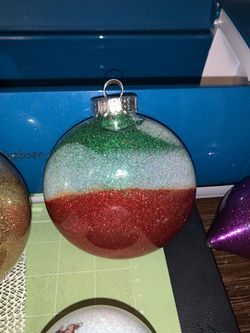 Hand decorated ornaments
