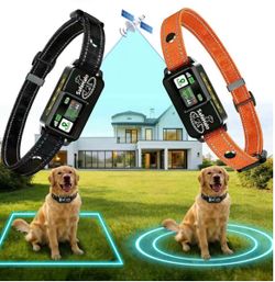 Safehalo GPS Dog Collars for 2 Dogs, Wireless Electric Dog Fence System