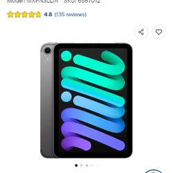 Apple iPad mini A17 Pro chip Built for Apple Intelligence Wi-Fi + Cellular 128GB - Space Gray Unlocked. Like new with Apple Warranty. 