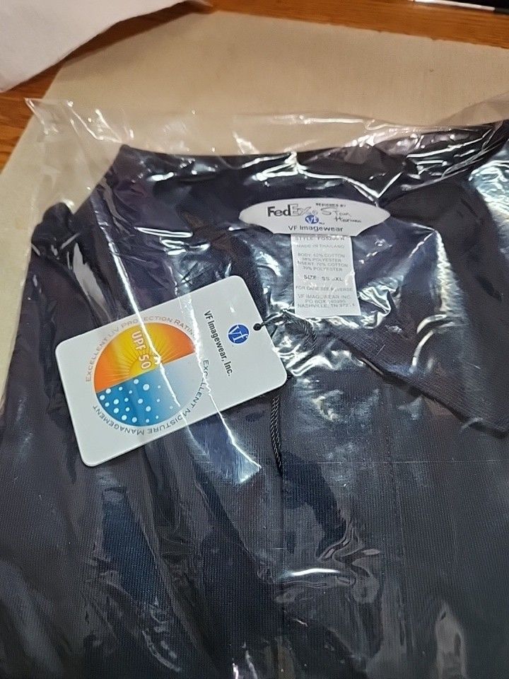 FedEx Work Shirt • Designed By Stom Herman • VF -Image Wear • Size : SS-3-XL • Shirt Material Will Reduce Your Exposure To UV-B & UV-B Rays •