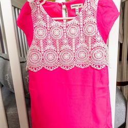 3T Toddler Girls Like New Pink Lace Dress