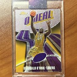 🏀 Shaquille O’Neal Game-Worn Jersey Card /999 – Lakers Legend! 🏀