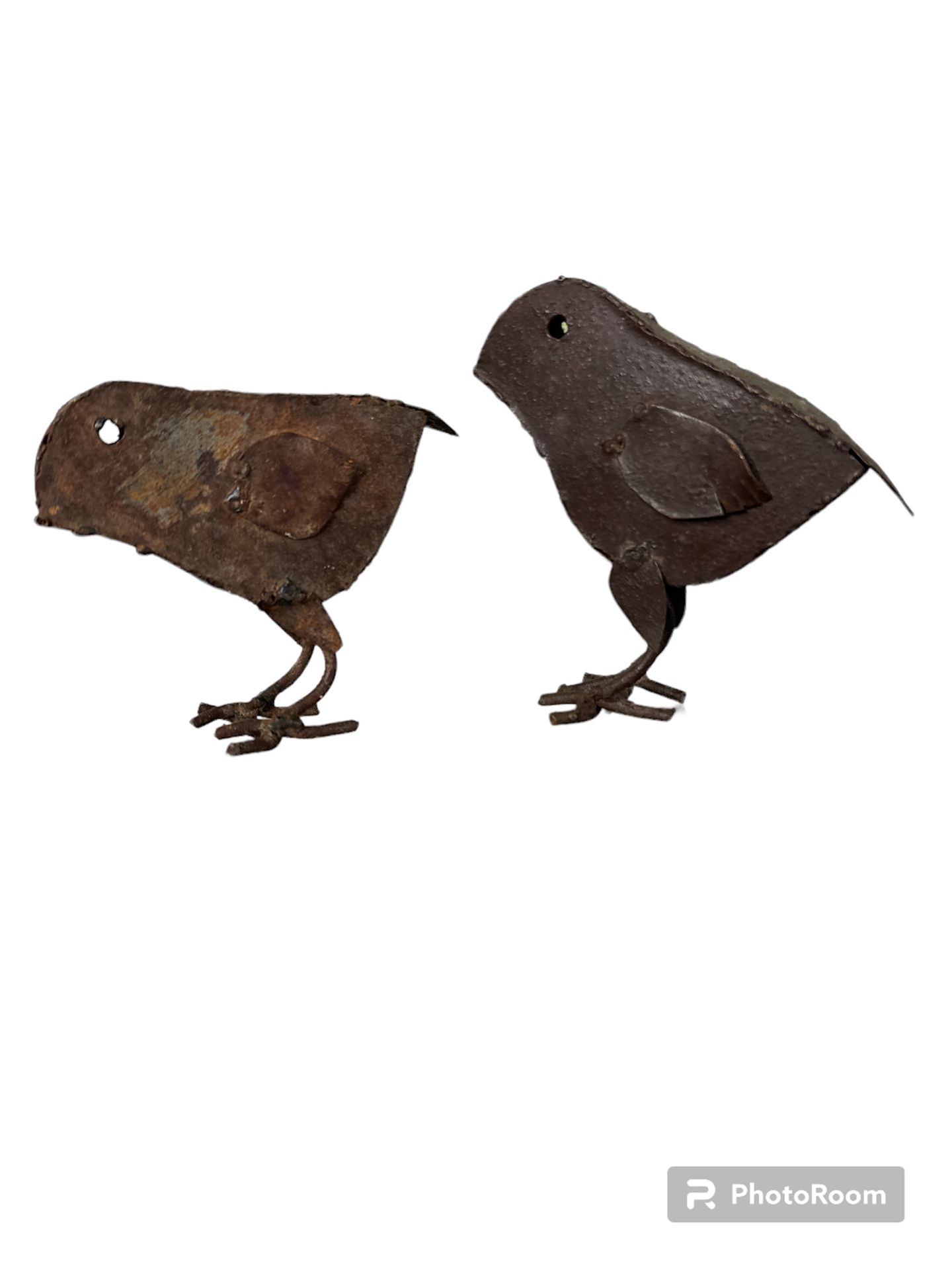 Rustic Birds Made From Steel