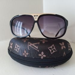 Louis Vuitton Evidence Gold Sunglasses 