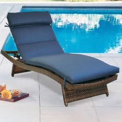 Peak Season Outdoor Chaise Cushion, 2-pack