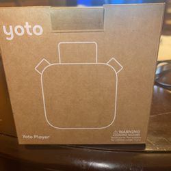 Yoto Player 3rd Generation Audio Player Ages 3-12+ White Open Box With One Card