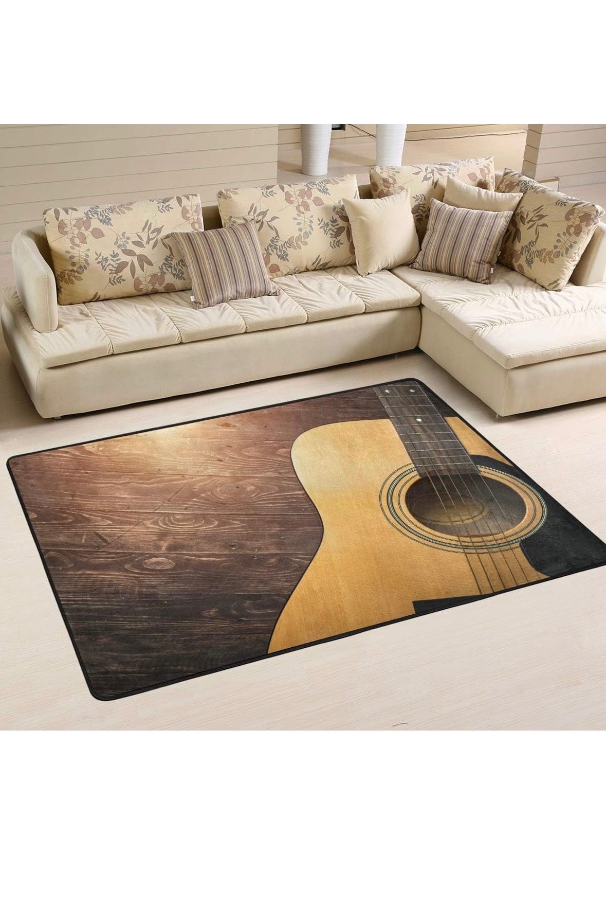 Acoustic guitar rug