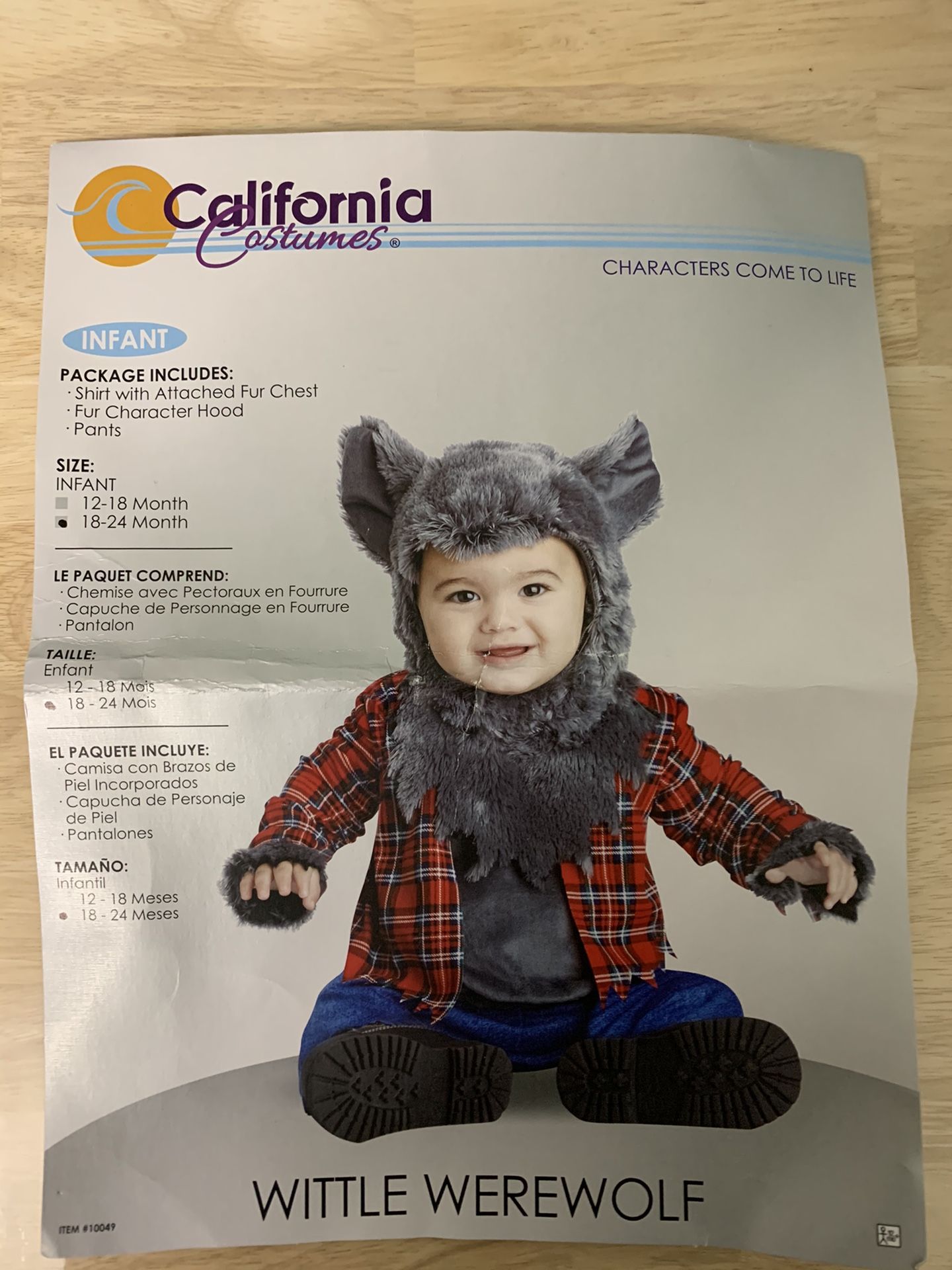 18-24 months Halloween custome