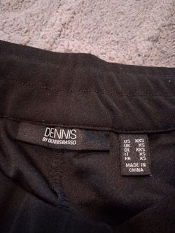 Dennis by Dennis Basso Black pants  Size XXS