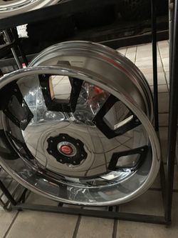 Chrome wheels