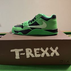 CJ1 T-REXX "GREEN SPARK" | Travis Scott × Air Jordan Jordan Jumpman Jack TR 'Green Spark'