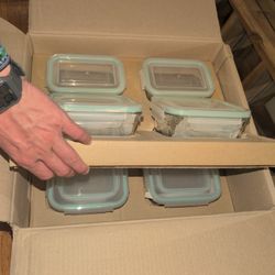 Glasslock 24 Piece Glass Storage. Oven Safe 